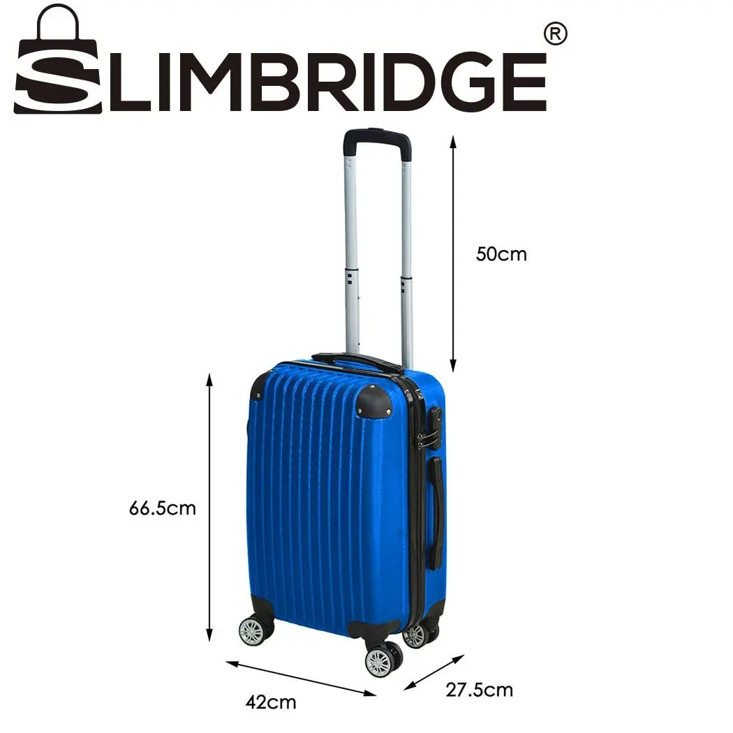 Slimbridge 24" Luggage Suitcase Code Lock Hard Shell Travel Carry Bag Trolley