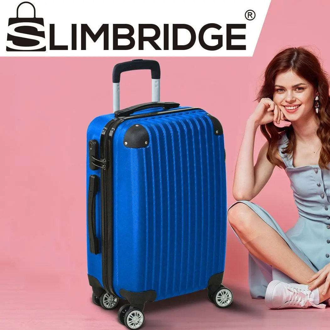 Slimbridge 24" Luggage Suitcase Code Lock Hard Shell Travel Carry Bag Trolley