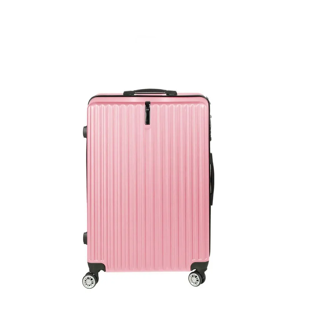 Slimbridge 20" Carry On Luggage Suitcase Travel TSA Lock Hard Shell Rose Gold