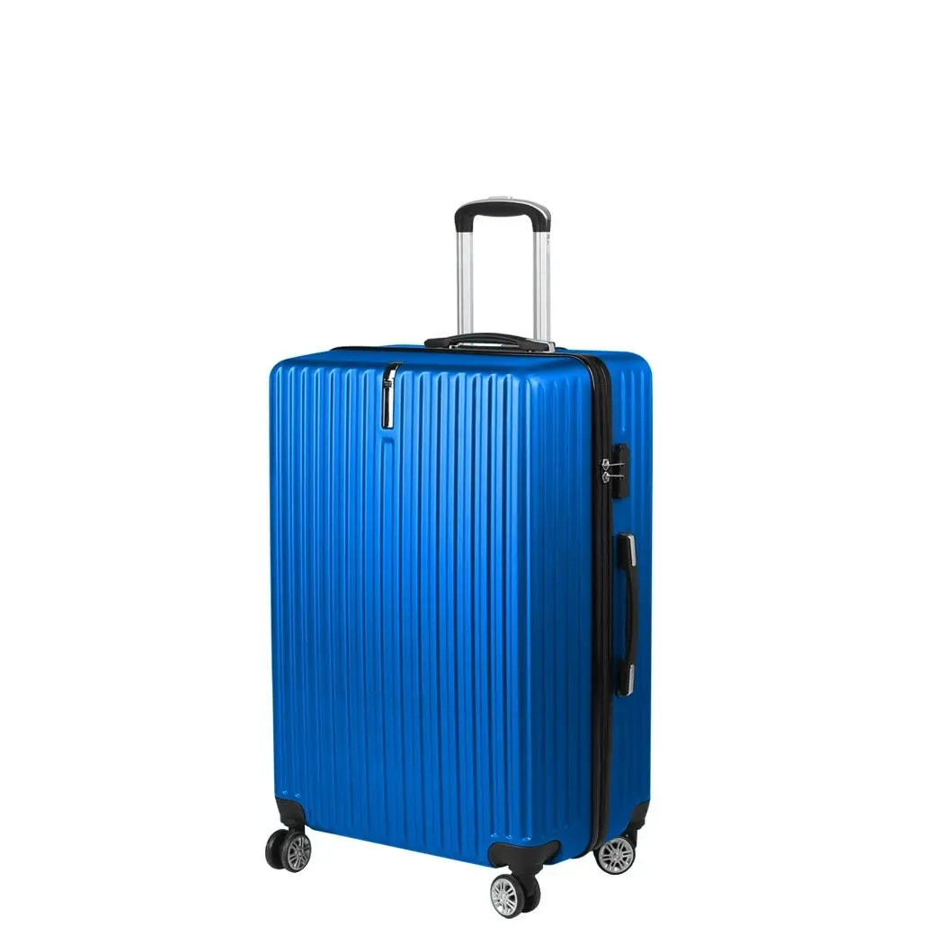 Slimbridge 24" Inch Luggage Suitcase Travel TSA Lock Hard Shell Carry Case Blue