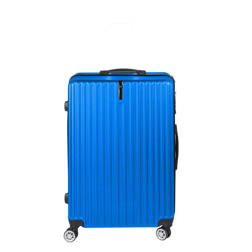 Slimbridge 24" Inch Luggage Suitcase Travel TSA Lock Hard Shell Carry Case Blue