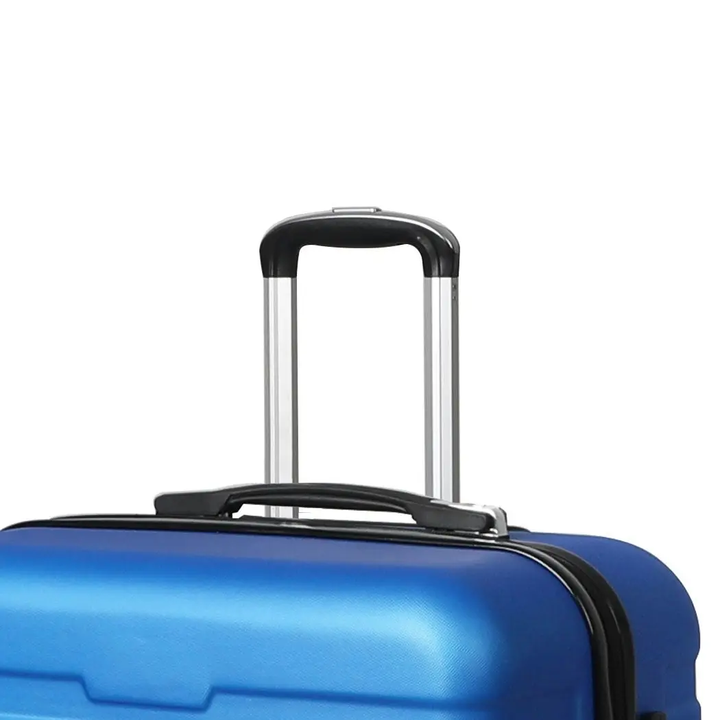 Slimbridge 20" Carry On Luggage Case Suitcase Travel TSA Lock Hard Shell Blue