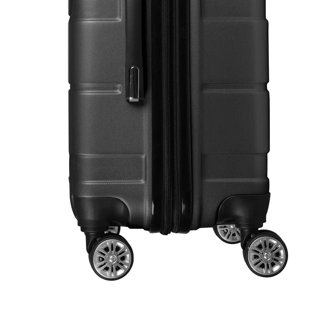 Slimbridge 28" Inch Expandable Luggage Travel Suitcase Case Hard Shell TSA Black