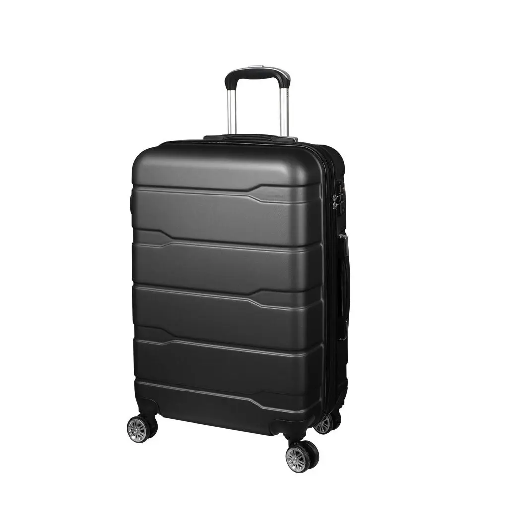 Slimbridge 28" Inch Expandable Luggage Travel Suitcase Case Hard Shell TSA Black