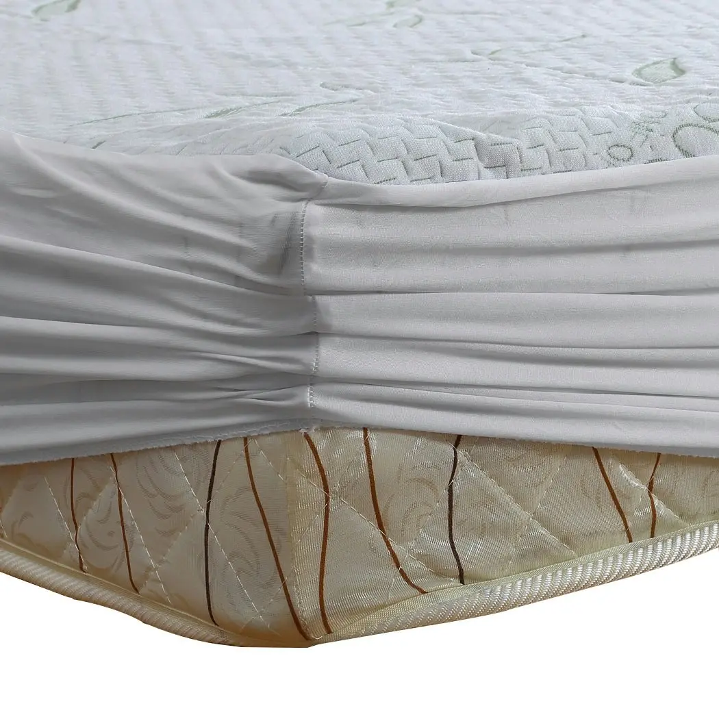 Dreamz Fully Fitted Waterproof Breathable Bamboo Mattress Protector Double Size