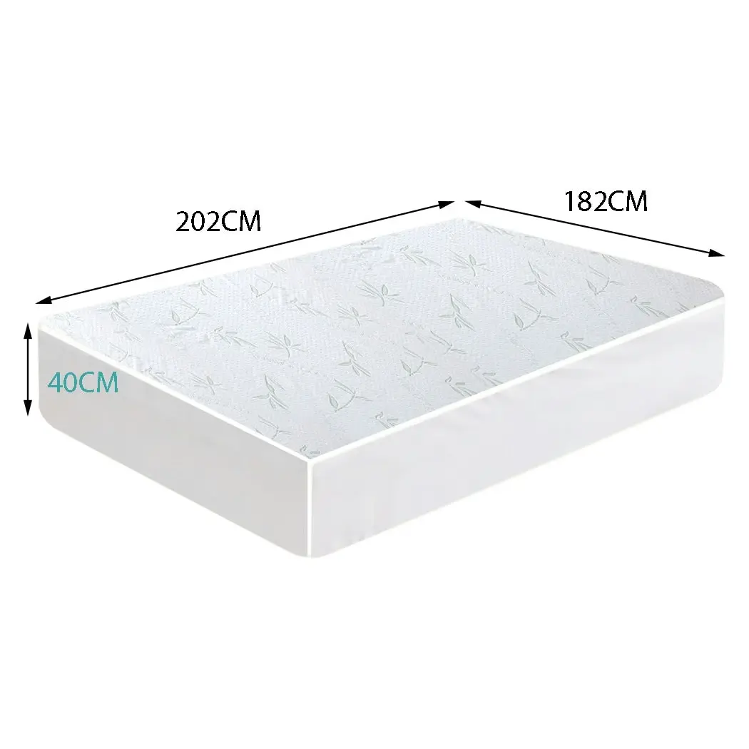 Dreamz Fully Fitted Waterproof Breathable Bamboo Mattress Protector King Size