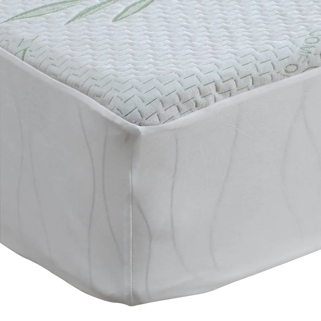 Dreamz King Single Fully Fitted Waterproof Breathable Bamboo Mattress Protector