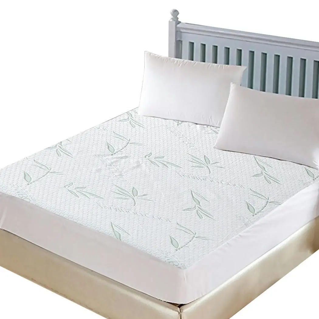 Dreamz King Single Fully Fitted Waterproof Breathable Bamboo Mattress Protector