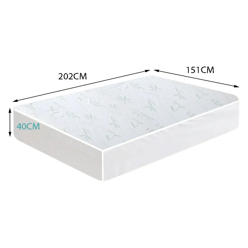 Dreamz Queen Fully Fitted Waterproof Breathable Bamboo Bed Mattress Protector