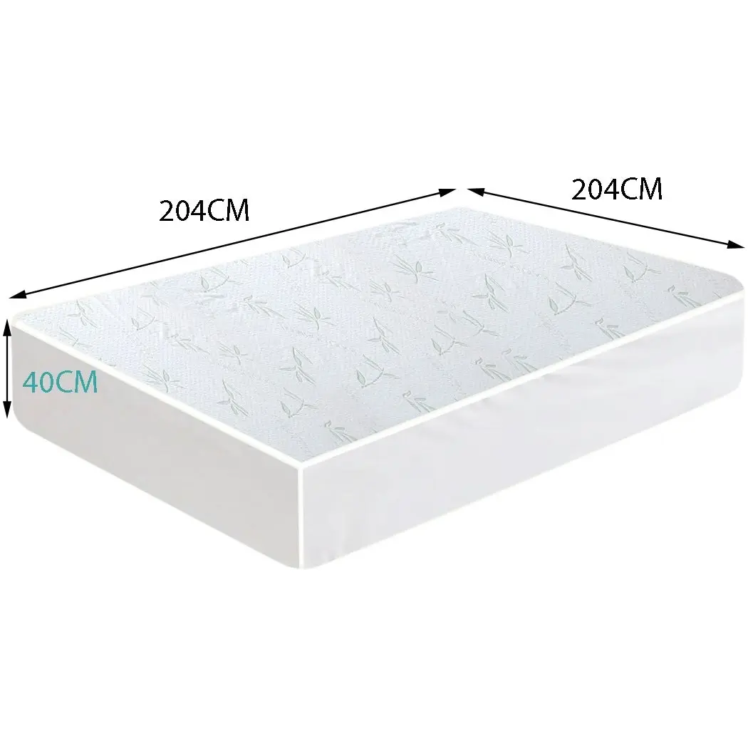 Dreamz Fitted Waterproof Breathable Bamboo Mattress Protector Super King Size