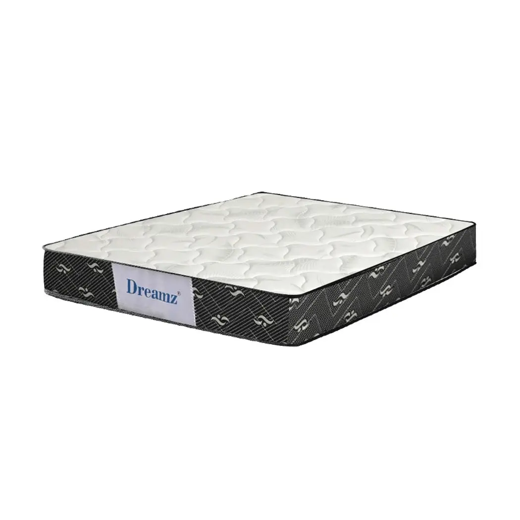 Dreamz Spring Mattress Bed Pocket Tight Top Foam Medium Soft Single Size 16CM