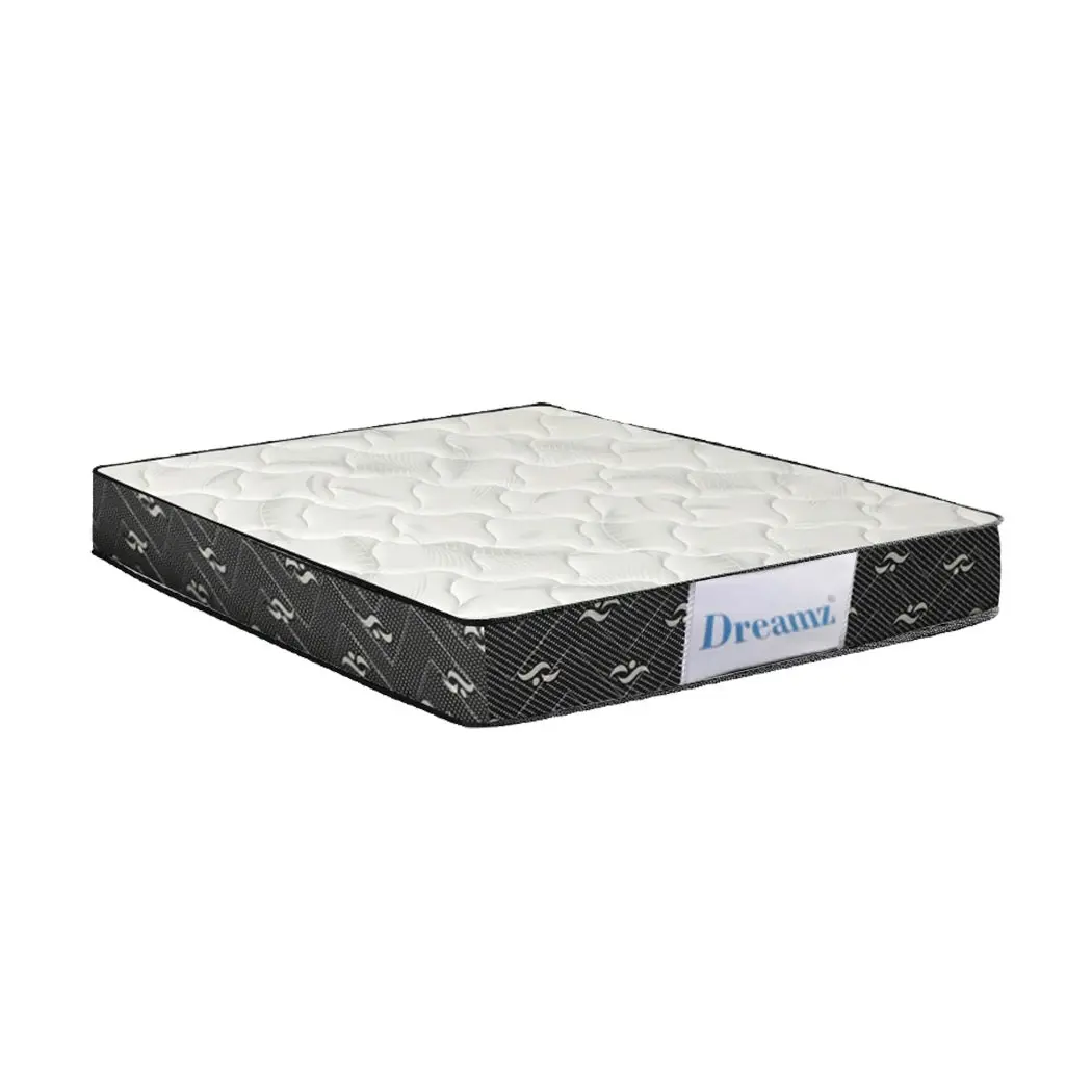 Dreamz Spring Mattress Bed Pocket Tight Top Foam Medium Soft Single Size 16CM