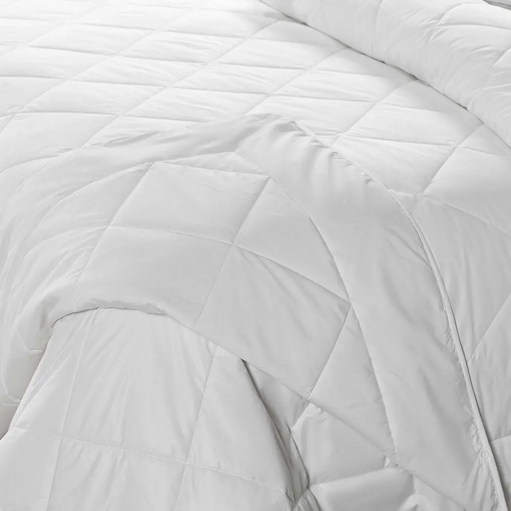 Dreamz Wool Quilt Aus Merino Duvet Doona Summer All Season Queen 350GSM