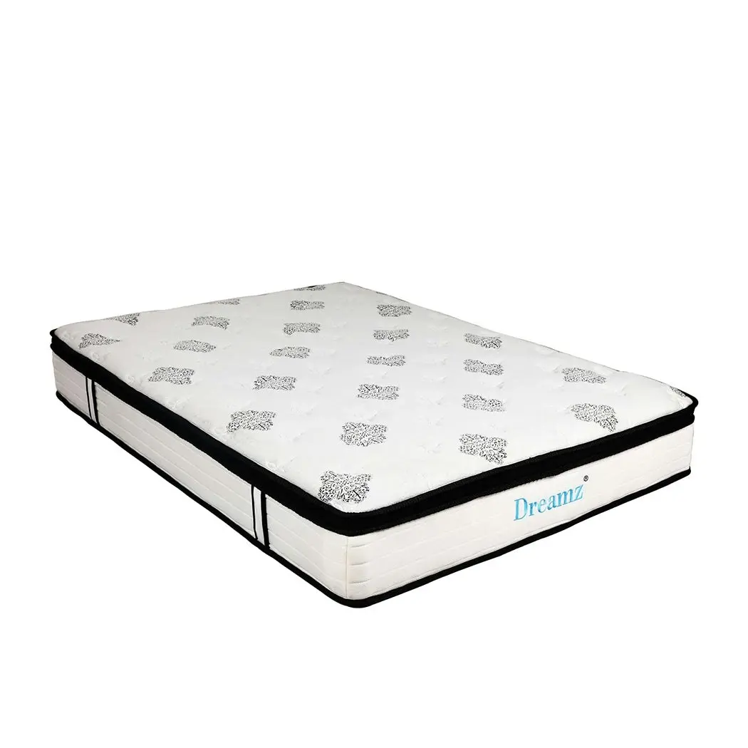 Dreamz Bedding Mattress Spring King Single Premium Bed Top Foam Medium Firm 30CM