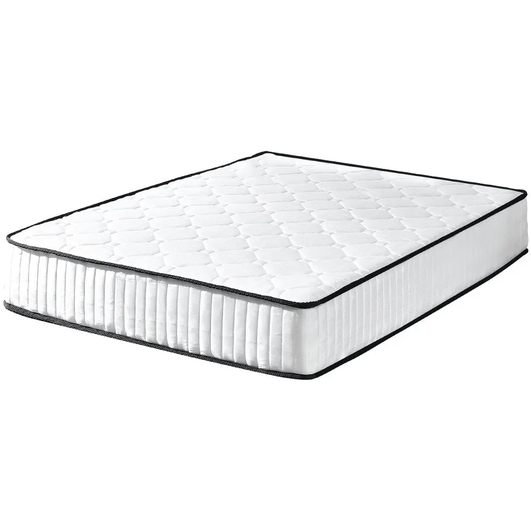 Dreamz Spring Mattress Bed Pocket Tight Top Foam Medium Firm Double Size 20CM