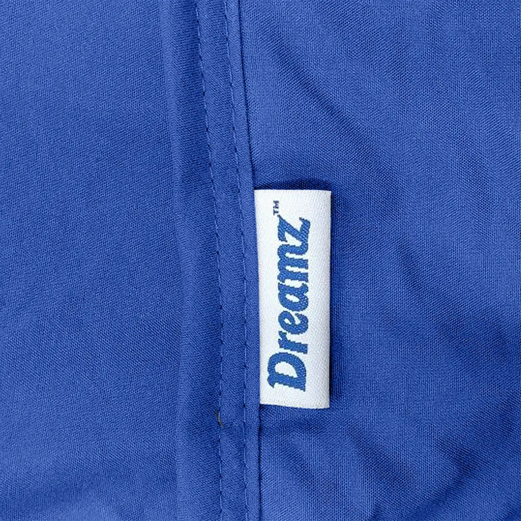 Dreamz Weighted Blanket Heavy Gravity Adults Sleeping Deep Relax Adult 9KG Blue