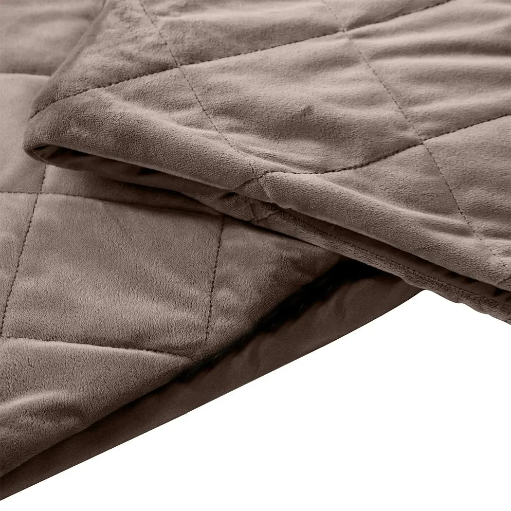 Dreamz 9KG Adults Size Anti Anxiety Weighted Blanket Gravity Blankets Mink