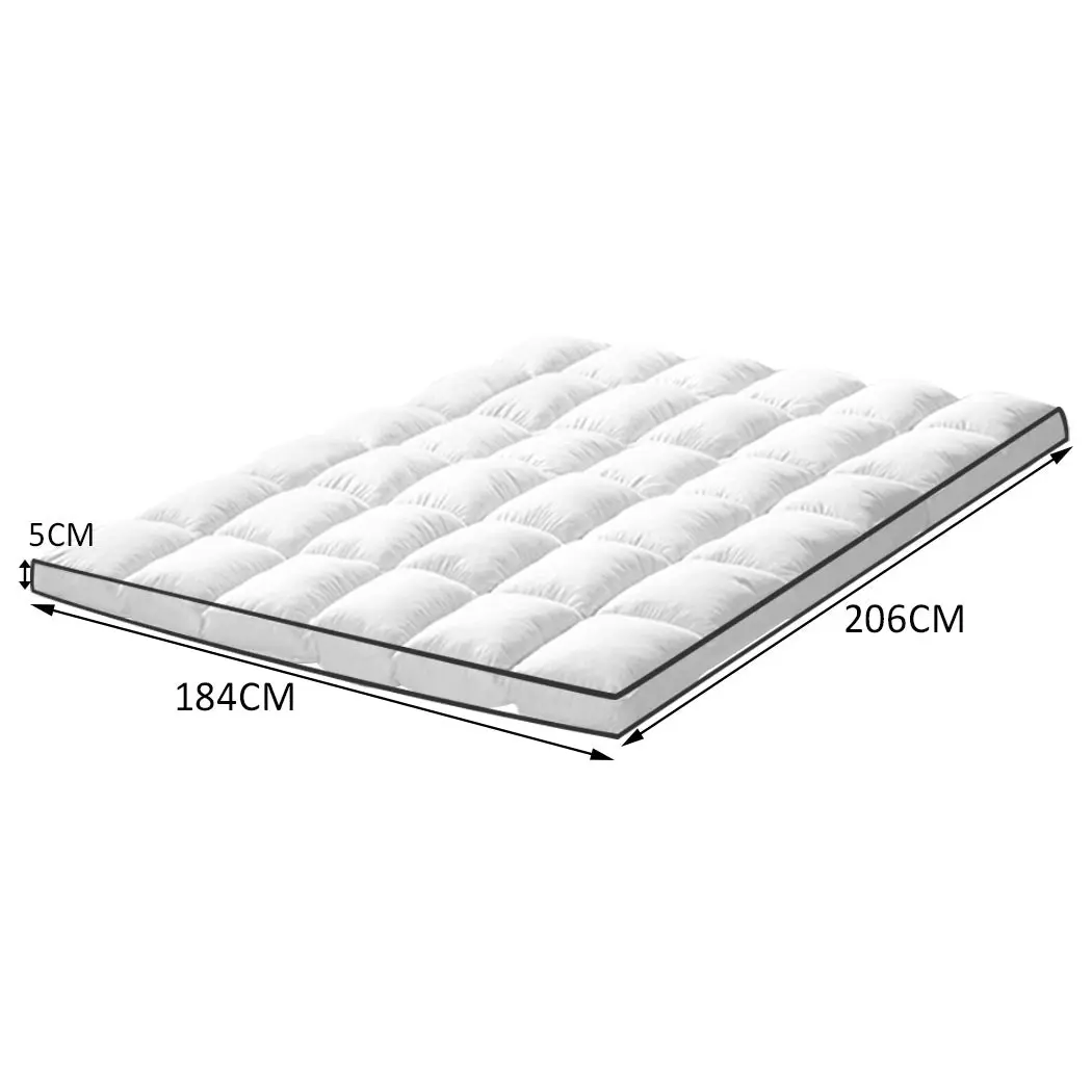 Dreamz Pillowtop Mattress Topper Mat Pad Bedding Luxury Protector Cover King