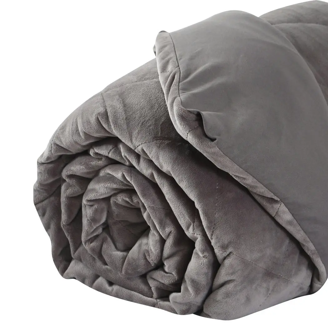 Dreamz 9KG Anti Anxiety Weighted Blanket Gravity Blankets Grey Colour