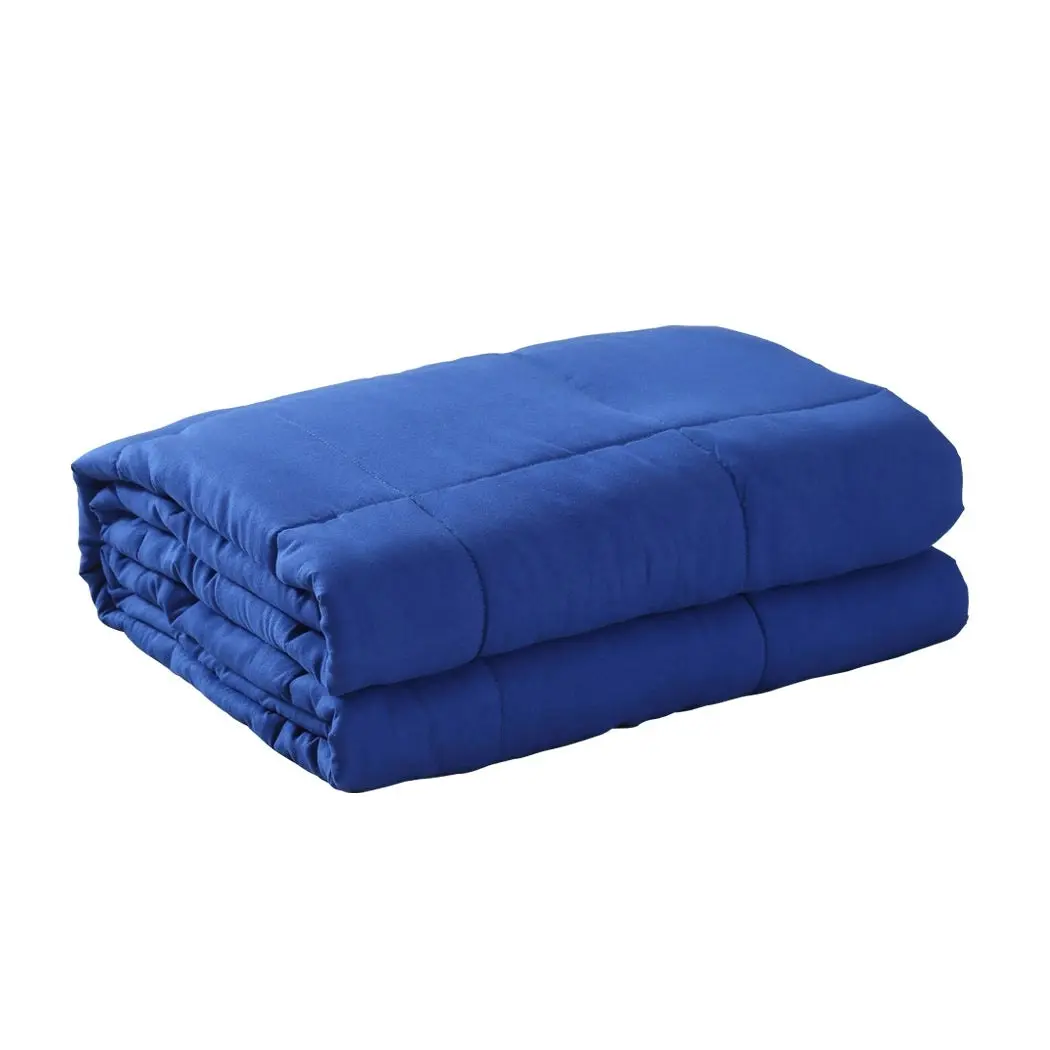 Dreamz Weighted Blanket Heavy Gravity Deep Relax 7KG Adult Double Navy