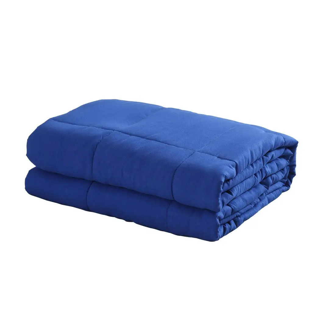 Dreamz Weighted Blanket Heavy Gravity Deep Relax 7KG Adult Double Navy