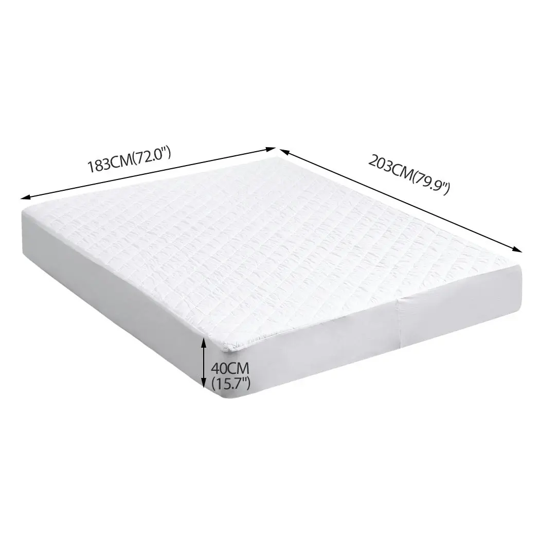 Dreamz Fully Fitted Waterproof Microfiber Mattress Protector in King Size