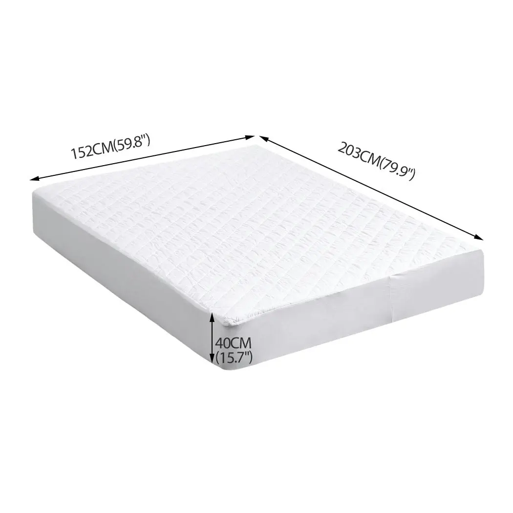 Dreamz Fully Fitted Waterproof Microfiber Mattress Protector in Queen Size