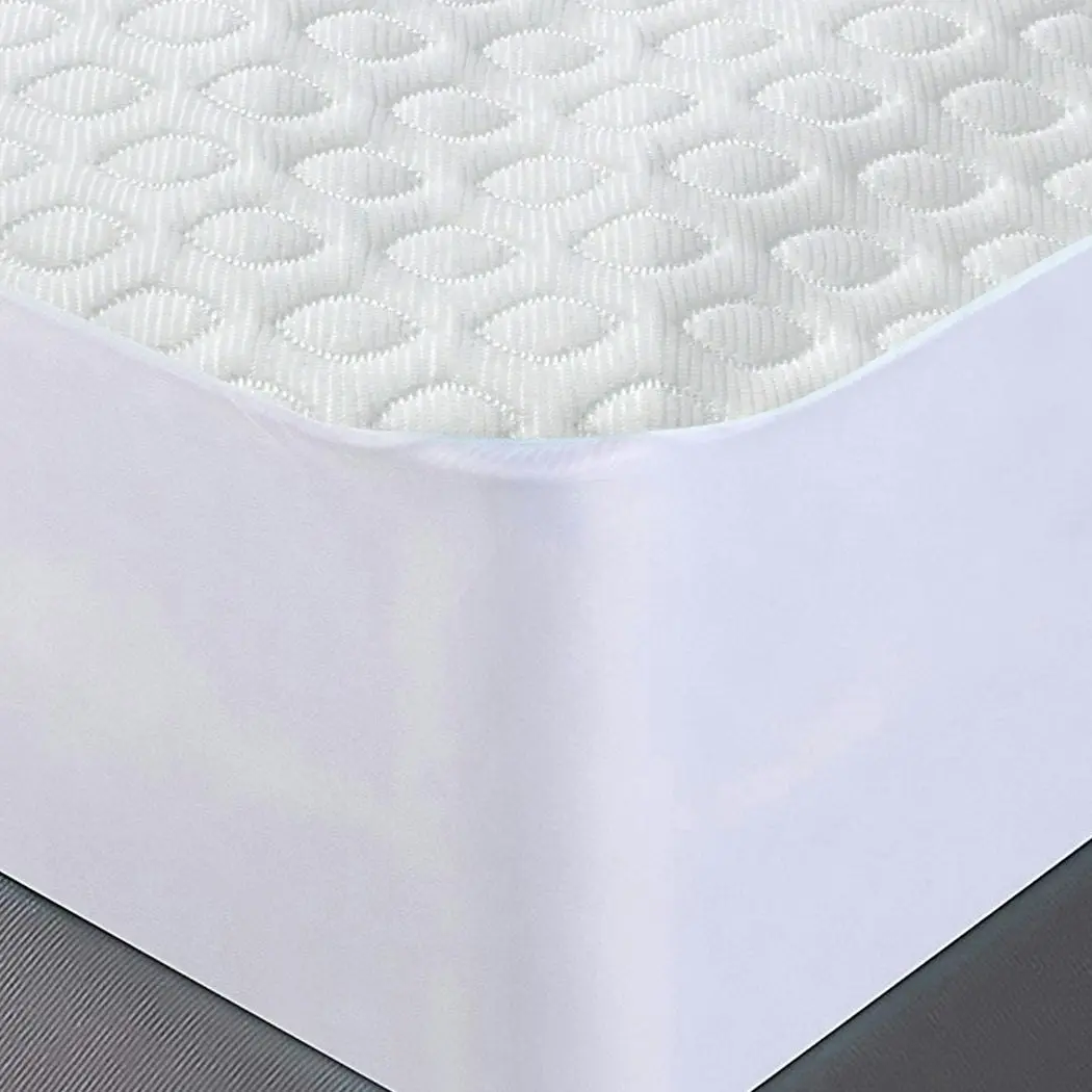 Dreamz Mattress Protector Topper Polyester Cool Cover Waterproof King Single