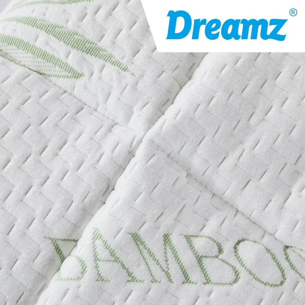 Dreamz Bamboo Pillowtop Mattress Topper Protector Soft Cover Underlay King