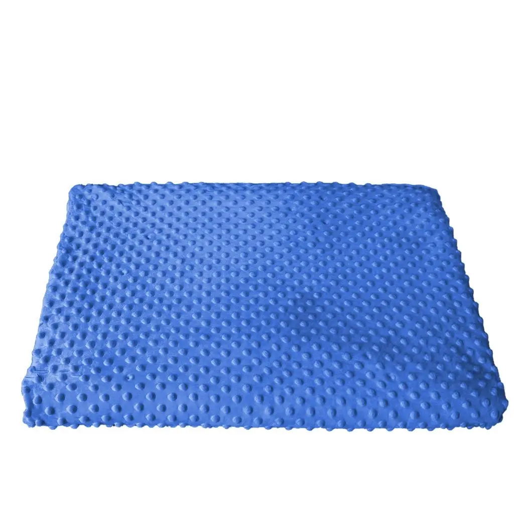 Dreamz Weighted Blanket Cover Quilt Duvet Doona Bed Warm Relax Single Blue