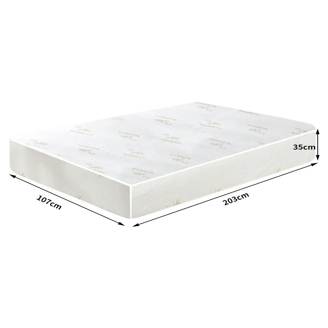 Dreamz Mattress Protector Topper 70% Bamboo Hypoallergenic Cover King Single