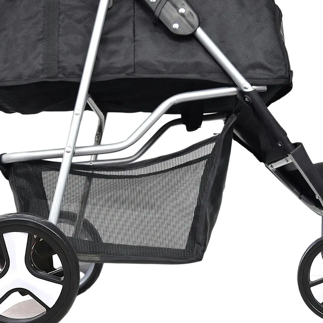 Pawz 4 Wheels Pet Stroller Dog Cat Cage Puppy Pushchair Travel Walk Carrier Pram