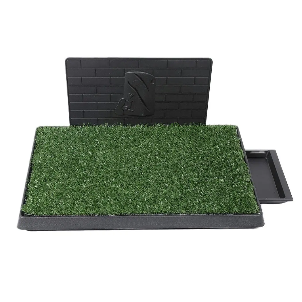 Pawz Indoor Dog Pet Grass Potty Training Portable Toilet Pad Tray Turf Mat Jumbo