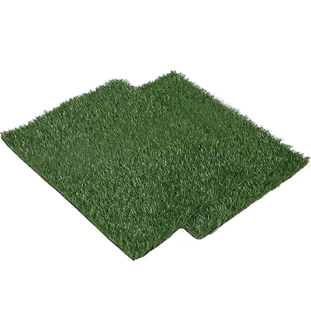 Pawz Indoor Dog Pet Grass Potty Training Portable Toilet Pad Tray Turf Mat Large