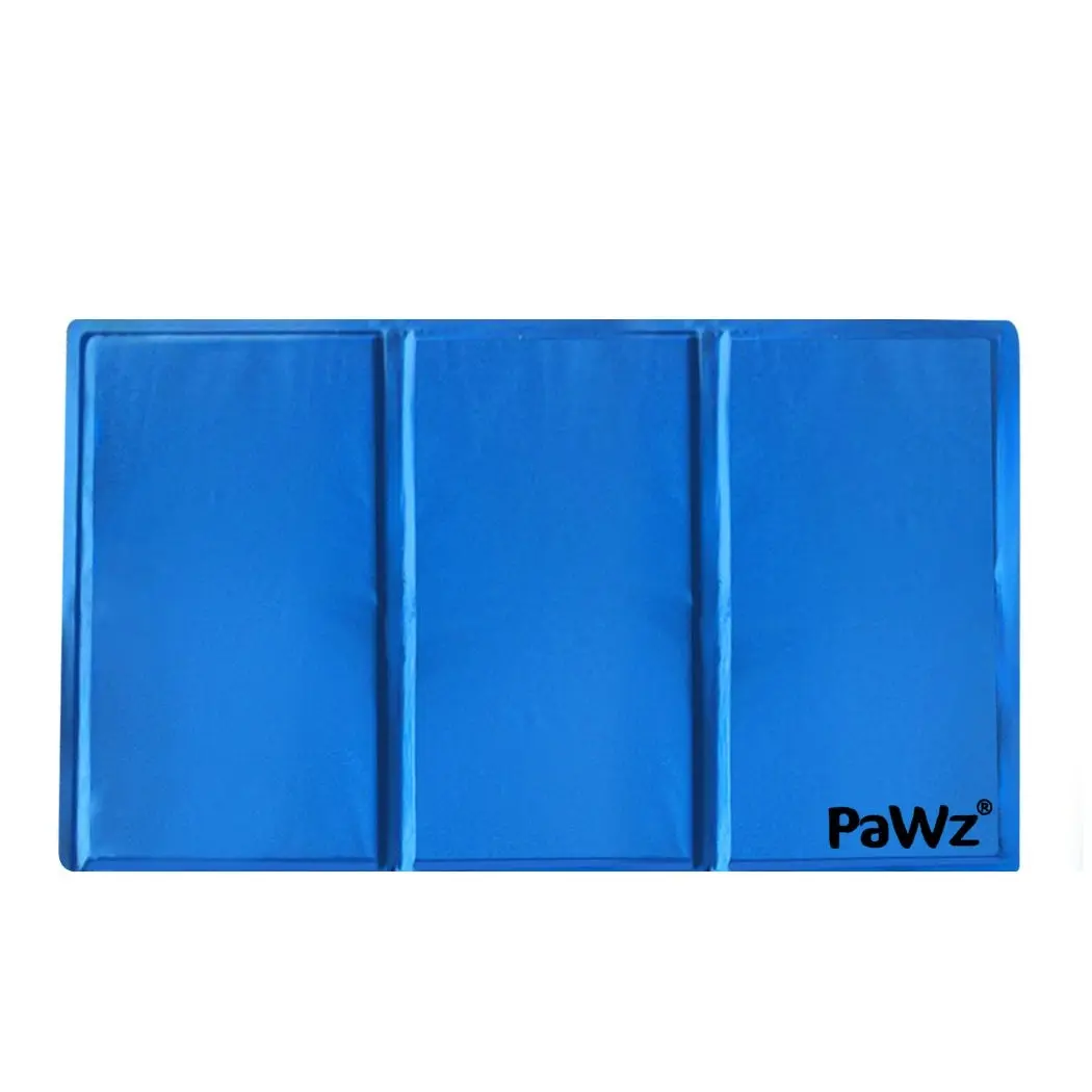 Pawz Pet Cooling Mat Gel Mats Bed Cool Pad Puppy Cat Non-Toxic Beds 90x50cm