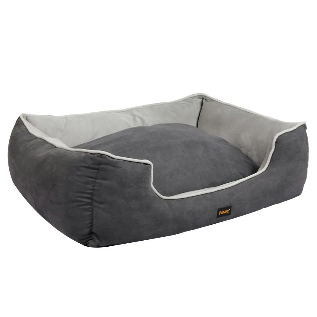 Pawz Pet Bed Mattress Dog Cat Pad Mat Puppy Cushion Soft Warm Washable 2XL Grey