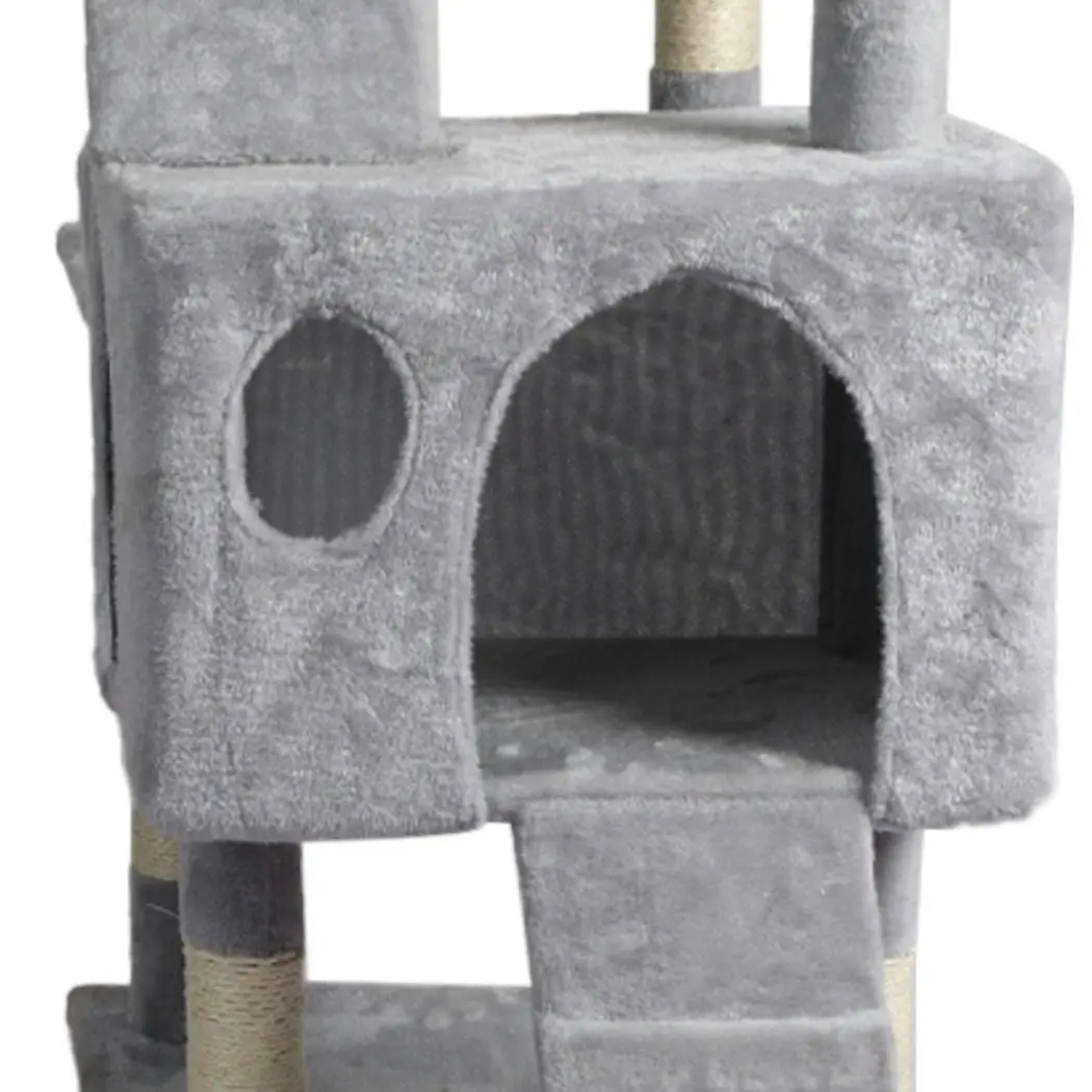 Pawz 184cm Cat Trees Scratching Post Scratcher For Large Cats Tower House Gery