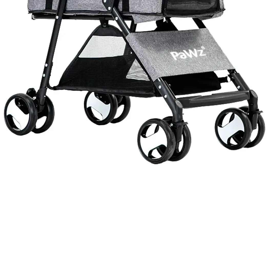 Pawz Large Pet Stroller Dog Cat Travel Carrier Pram Foldable Pushchair Outdoor