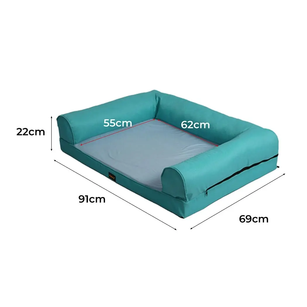 Pawz Pet Cooling Bed Dog Non-toxic Sofa  Bolster Insect Prevention Summer M