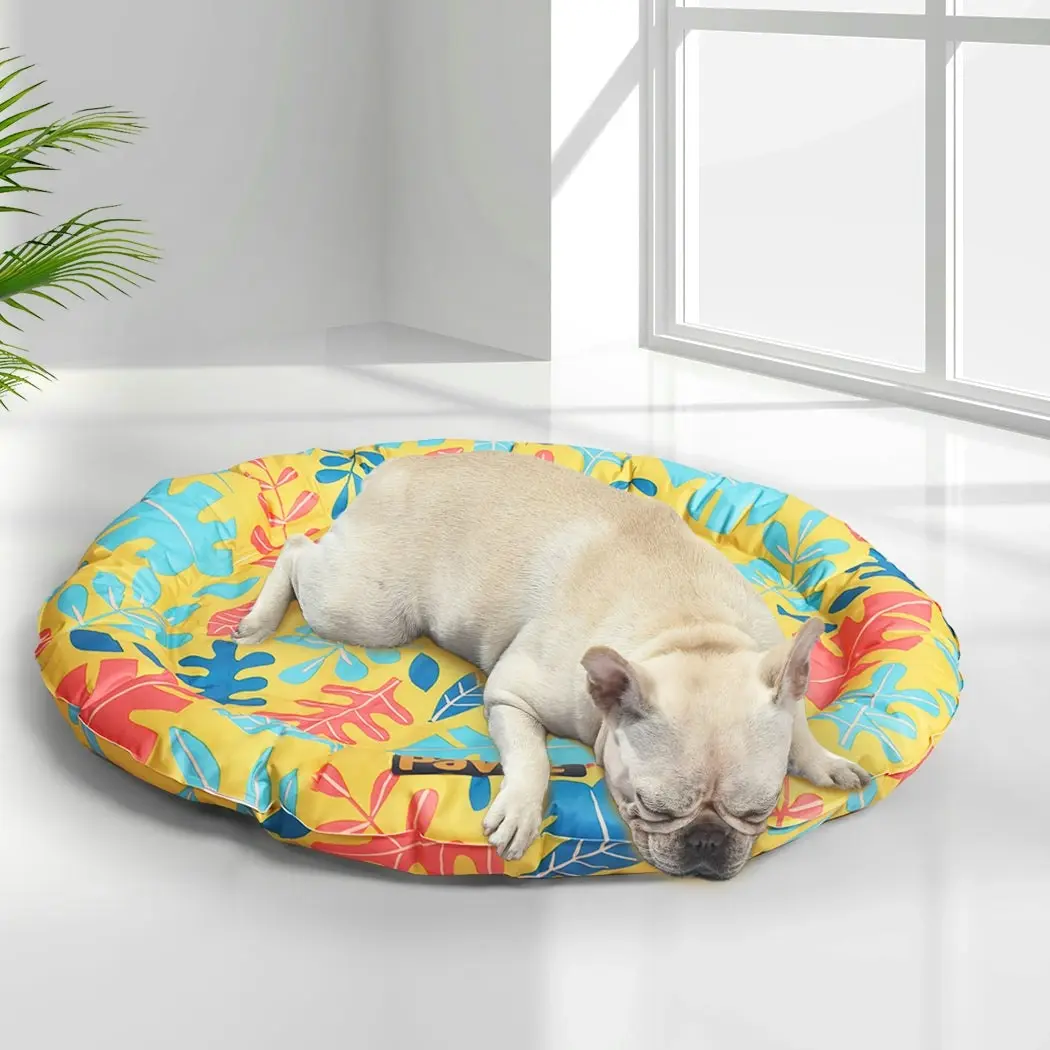 Pawz Pet Cool Gel Mat Cat Bed Dog Bolster Waterproof Self-cooling Pads Summer L