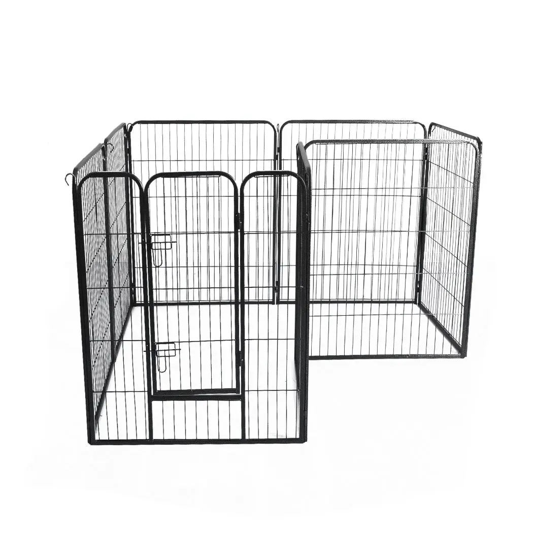 Pawz 8 Panel Pet Dog Playpen Puppy Exercise Cage Enclosure Fence Cat Play Pen 24''