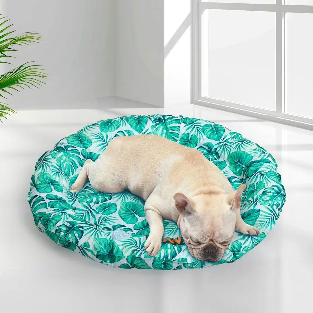 Pawz Pet Cool Gel Mat Cat Bed Dog Bolster Waterproof Self-cooling Pads Summer L