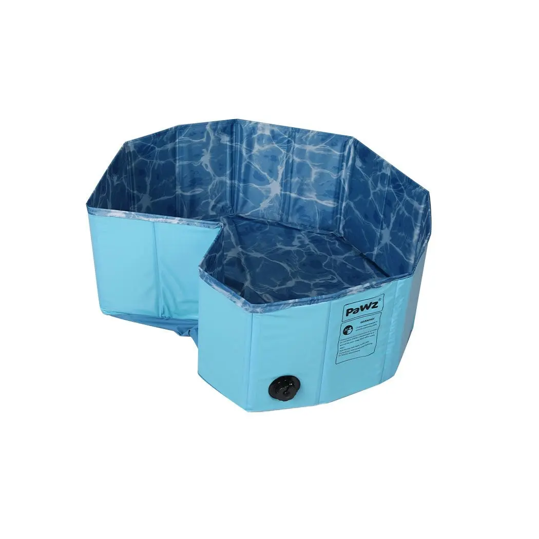 Pawz Folding Swimming Pool Dog Cat Washing Bath Tub Portable Summer Outdoor XXL