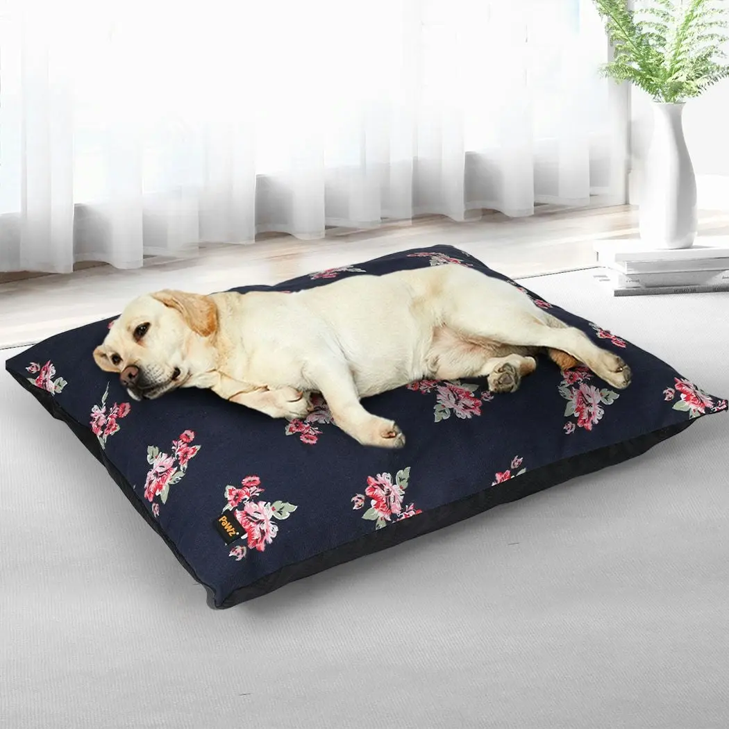 Pawz Dog Calming Bed Cat Pet Washable Removable Cover Cushion Mat Indoor XL