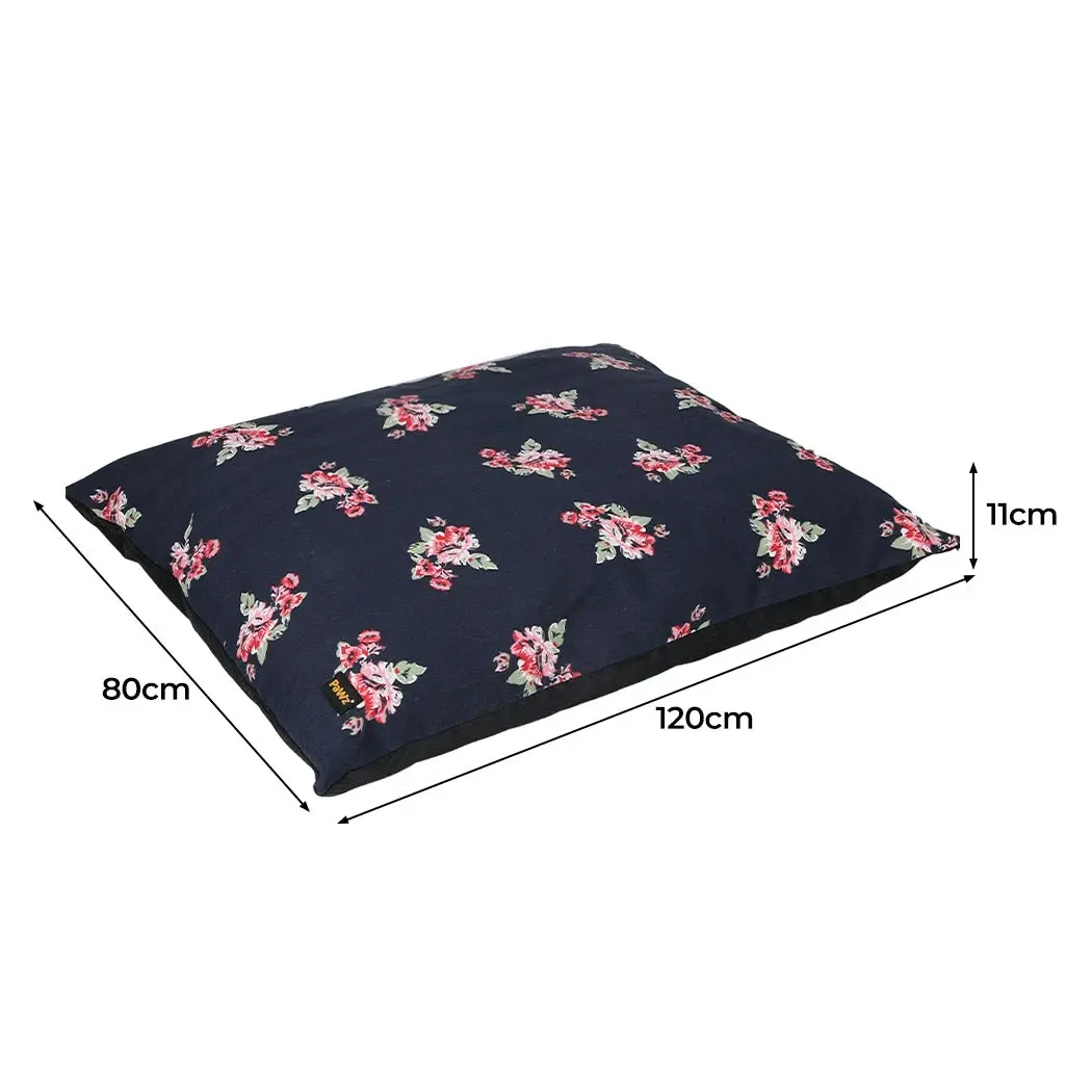 Pawz Dog Calming Bed Cat Pet Washable Removable Cover Cushion Mat Indoor XL