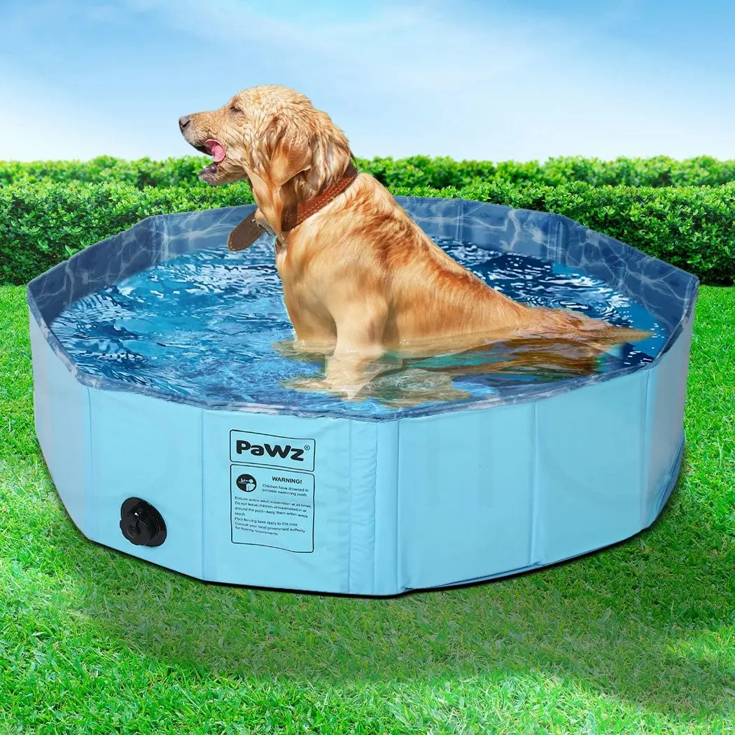 Pawz Folding Swimming Pool Dog Cat Washing Bath Tub Portable Summer Outdoor XL