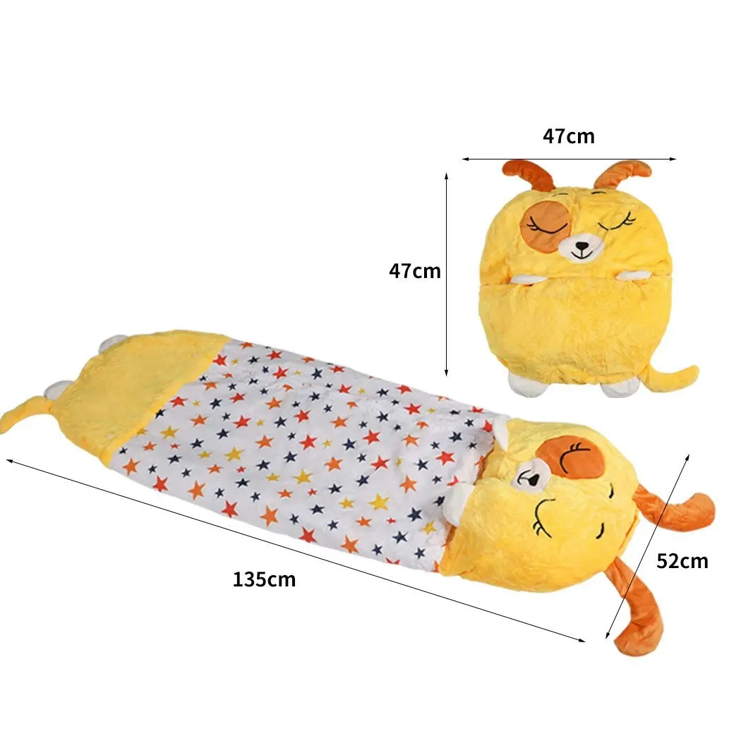 Mountview Sleeping Bag Child Pillow Stuffed Toy Kids Bags Gift Toy Dog 135cm S