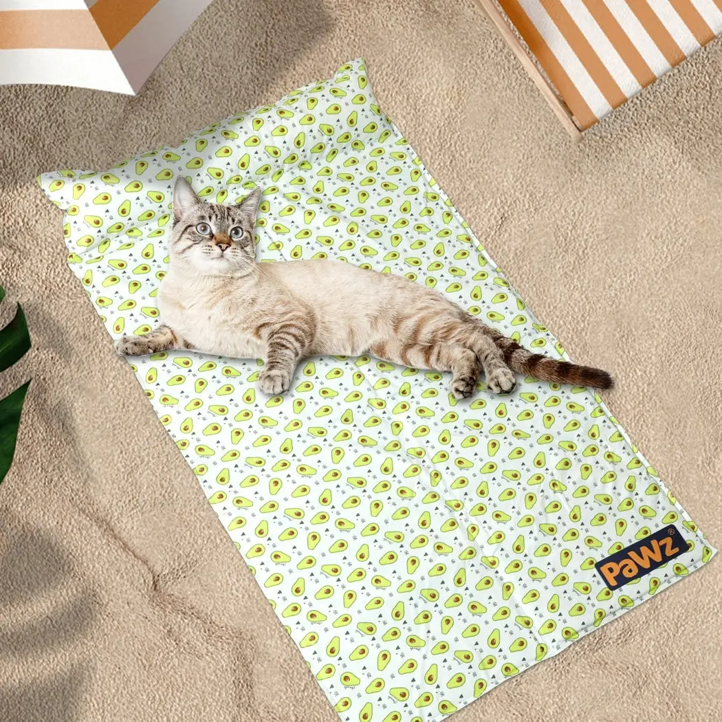 Pawz Pet Cooling Mat Cat Dog Gel Non-Toxic Bed Pillow Sofa Self-cool Summer S