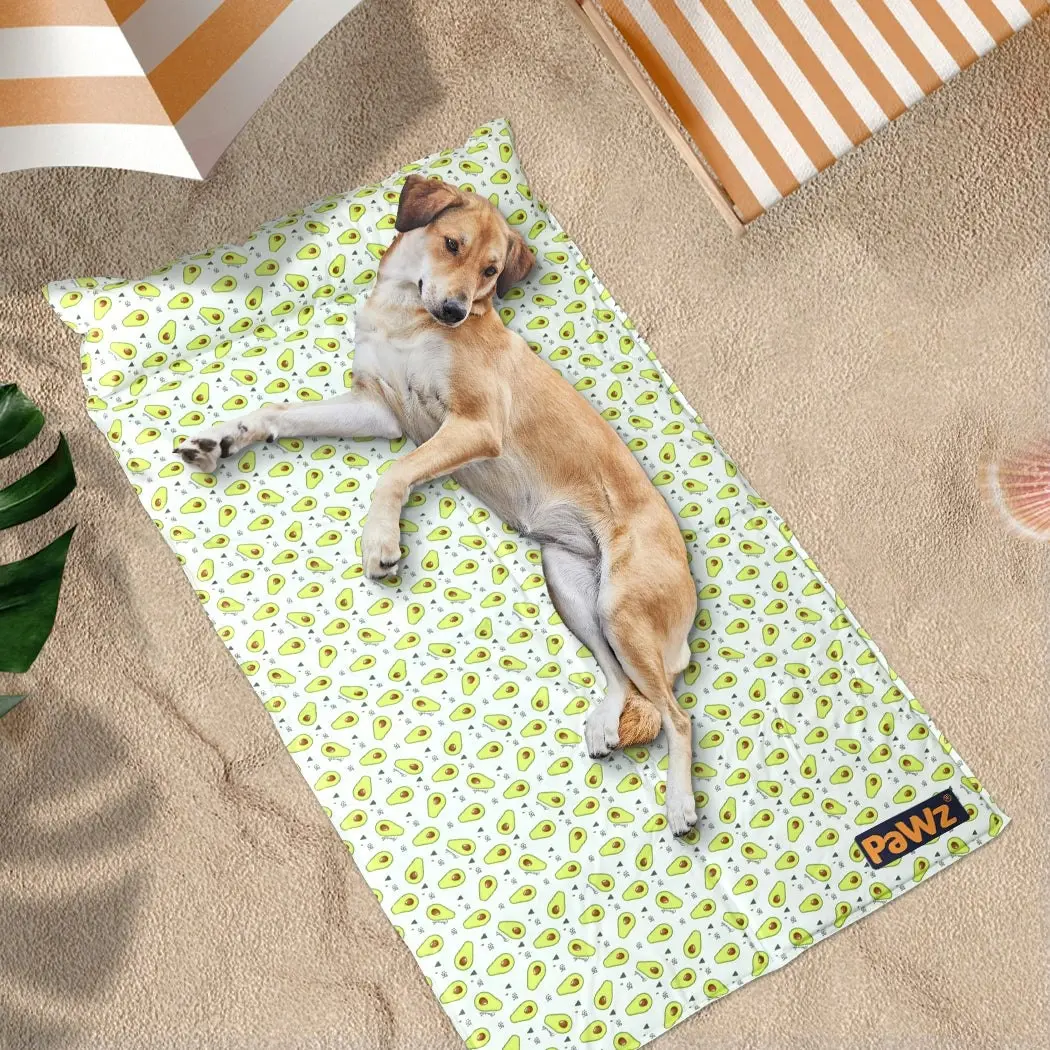 Pawz Pet Cooling Mat Cat Dog Gel Non-Toxic Bed Pillow Sofa Self-cool Summer L