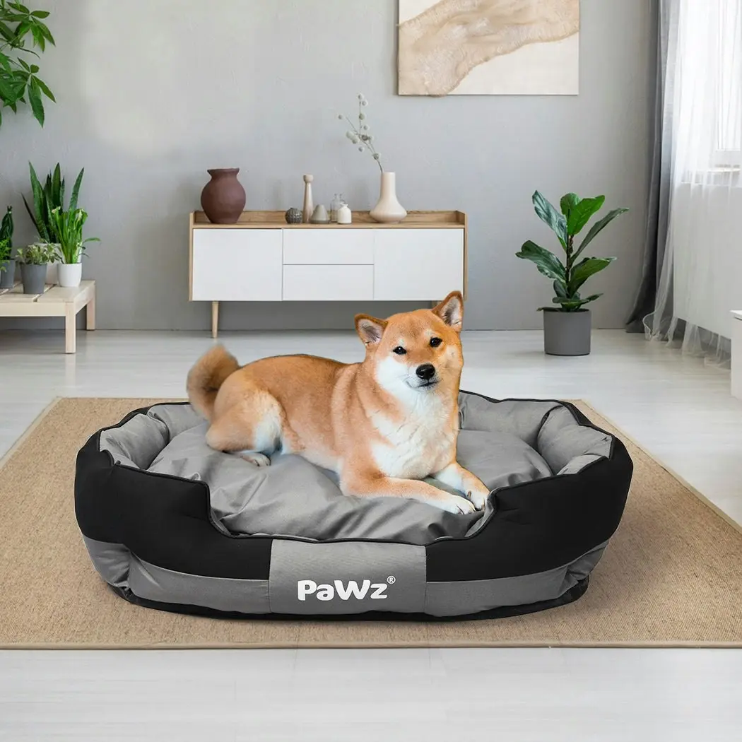 Pawz Waterproof Pet Dog Calming Bed Memory Foam Orthopaedic Removable Washable M